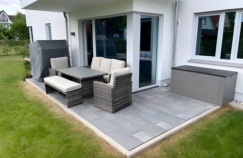 Borgerende Apartment | Modern ground-floor holiday apartment with terrace and garden view in Börgerende