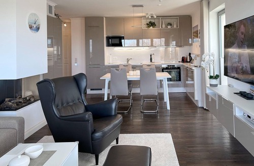 Boergerende-Rethwisch Apartment | Modern holiday apartment Villa Deichgraf WE 12 with sea view and balcony