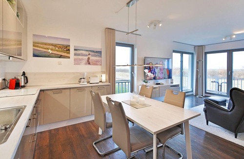 Boergerende-Rethwisch Apartment | Modern holiday apartment Villa Deichgraf WE 12 with sea view and balcony