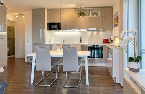 Boergerende-Rethwisch Apartment | Modern holiday apartment Villa Deichgraf WE 12 with sea view and balcony