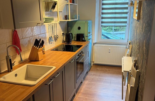 Krippen Apartment | Modern vacation apartment, with parking space and terrace and barbecue