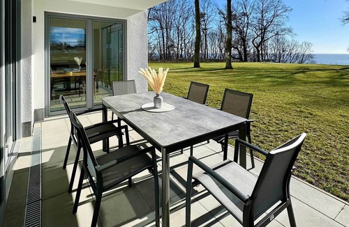 Zirchow Apartment | Modern vacation apartment with terrace and lagoon view, in the middle of nature