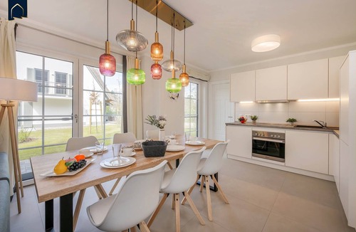 Zirchow House | Modern vacation home in fishing village with garden, sauna & lots of privacy