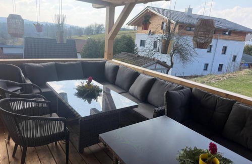 Regen Apartment | Modern vacation rental (120 square meters) with a terrace in the Bavarian Forest
