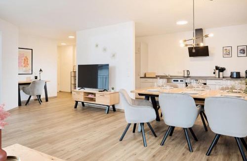 Bad Kissingen Apartment | Moderne Apartments mit Highspeed-WLAN und Tiefgarage Ihr perfekter Rückzugsort nahe dem Zentrum und der Therme I BARRIEREARM