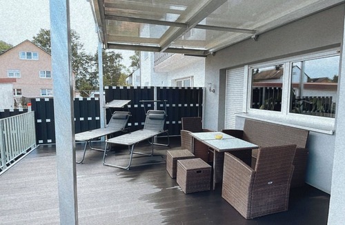 Allersberg Apartment | Moderne Ferienwohnung mit Großer Terrasse im Fränkischen Seenland