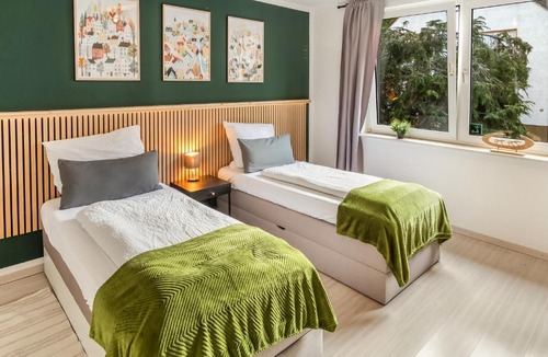 Wehringhausen Apartment | Moderne Wohnung, 6 Gäste, Tischfußball, Balkon