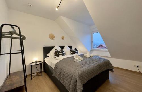Stephansposching Apartment | Moderne Wohnung mit Küche & Parkplatz Ausblick auf den bayerischen Wald