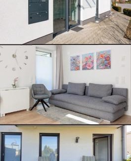 Ibbenbueren Apartment | Modernes Apartment mit Terrasse & Garten, Parkplatz & 24h Self-Check-in