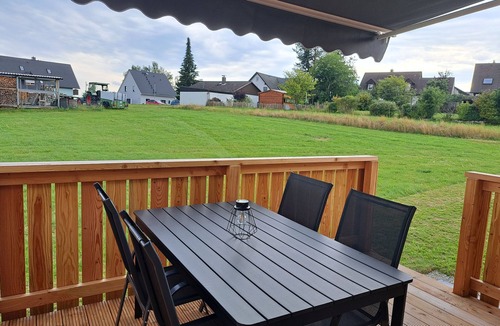 Nagel Apartment | Modulhaus, 45 qm, 1 Schlafzimmer, Badezimmer mit Dusche und WC, Max. 4 Personen