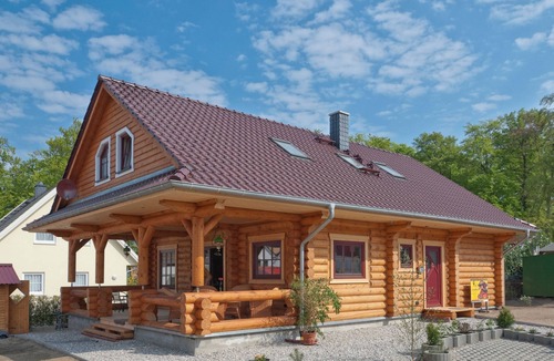 Ueckeritz Apartment | Moose House - Finnish Log House & Round Log House