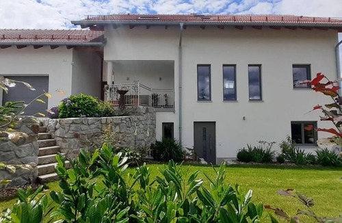 Michelsneukirchen Apartment | New, exclusive vacation apartment (60 sqm) for 4 people with private garden and barbecue facilities