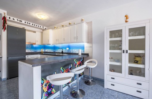 Playa San Juan Apartment | Oceanfront Beach Apartment "SPR Playa San Juan" with Terrace & Wi-Fi