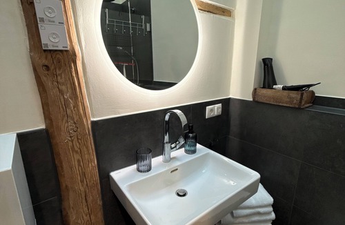Ohne House | Old barn "Hofblick" - maisonette with terrace for up to 3 guests
