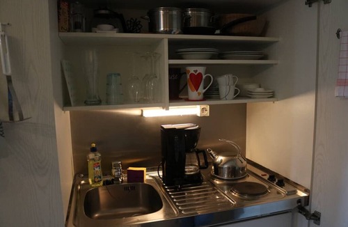 Lam Apartment | One-room apartment (approx. 25 sqm) for 2 people plus balcony, bathing and sauna area