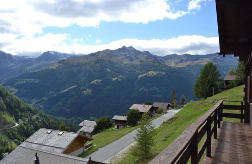 Saint-Luc Ski Chalet | Outside : chalet for 8 persons, large terrace and balcony with garden furniture -Inside : 160 sqm, s