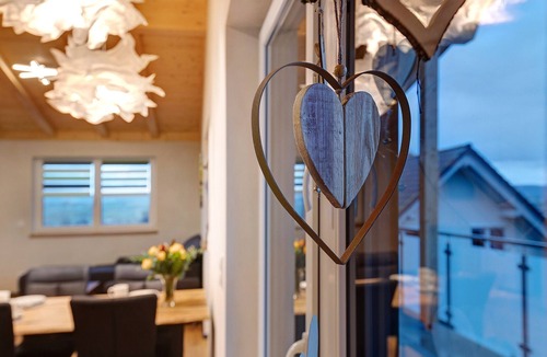 Donaueschingen Apartment | Panorama Suite Apartment with Balcony, Grill Hut and Infrared Cabin