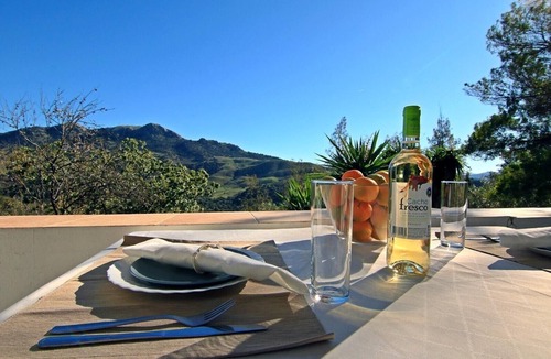 Montecorto Apartment | 'Paraíso Escondido 1' with Mountain View, Pool, Wi-Fi & Garden