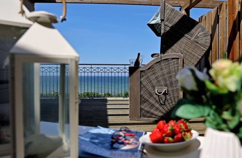 Boergerende-Rethwisch Apartment | Penthouse Waterkant - Meerblick Dachterrasse Wlan Sauna Schwimmbad