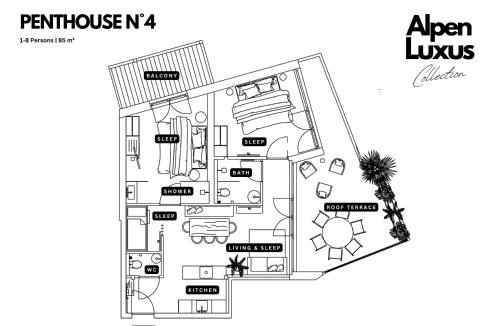 Kramsach Apartment | PENTHOUSE N`4 - AlpenLuxus Collection
