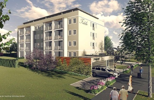 Bad Fuessing Apartment | Penthouse suite in spa zone 1 with roof terrace