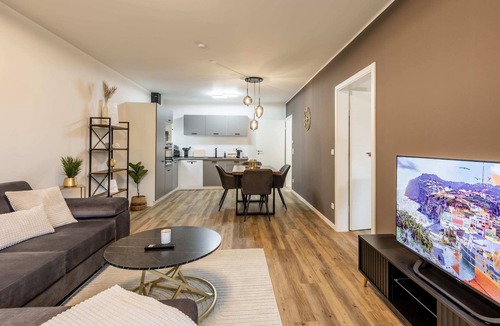 Hamm Apartment | Premium Suite 01 I Smart-TV I Terrasse I WiFi