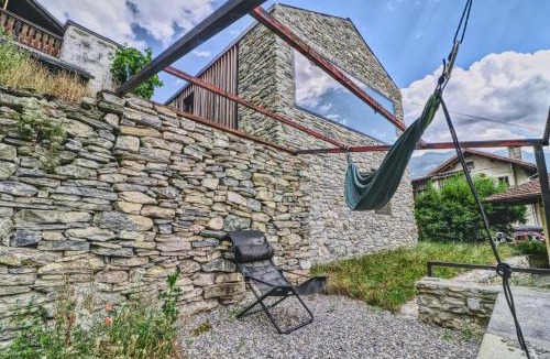 Chermignon House | Renovated historic barn in mountain village