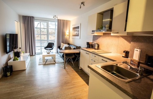 Balm Apartment | Residenz am Balmer See, apartment 21 with sauna, WLAN and 50 m to the lake