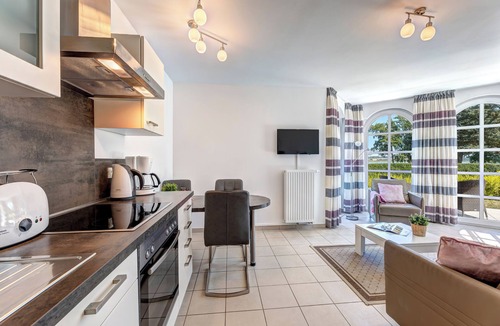 Balm Apartment | Residenz am Balmer See, apartment 37 with sauna and lake view for up to 4 guests