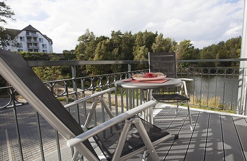 Balm Apartment | Residenz am Balmer See, apartment 57 with sauna & wellness directly on the lake