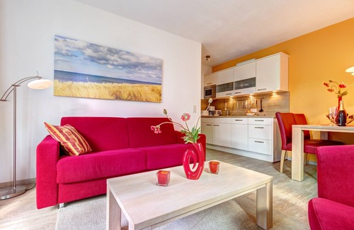 Balm Apartment | Residenz am Balmer See apartment 45 with sauna, WLAN and 42 m²