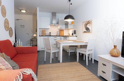 Balm Apartment | Residenz am Balmer See, apartment 41 with terrace, sauna and WLAN