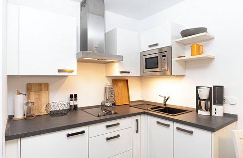 Balm Apartment | Residenz am Balmer See, apartment 41 with terrace, sauna and WLAN
