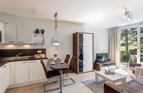 Balm Apartment | Residenz am Balmer See, Whg. 18 in Balm - Close to nature with balcony, pets allowed