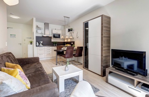 Balm Apartment | Residenz am Balmer See, Whg. 18 in Balm - Close to nature with balcony, pets allowed