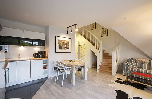 Balm Apartment | Residenz am Balmer See, Whg. 66 with sauna & lake view for 4 persons