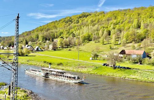 Konigstein an der Elbe Apartment | Riverside Suite - Zentrum - Netflix - Festungsblick - Lilliensteinblick