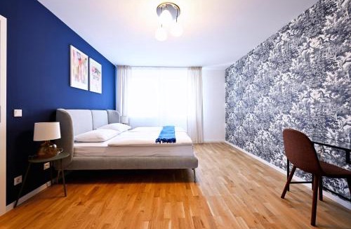 Fuerth Apartment | Rosengarten Apartments Fürth, Moderne Serviced Apartments in Citylage, ganze Ferienwohnung 50 m2, nahe Nürnberg, Metro, Sauna