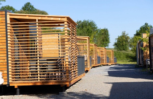 Hartkirchen House | Ruhiges MobileHome im Vital Camp Bayerbach