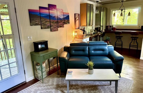 Laurel Ridge Cabin | Secluded Mountain Cabin Retreat with Scenic Woodland Views near Black Mountain, NC