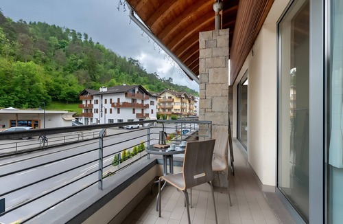 Ponte Arche Apartment | Spacious family loft near Comano Thermal Baths, ideal for 4–6 guests with balcony and garage