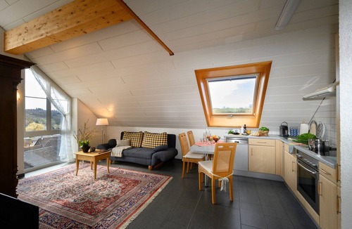 Schienen Apartment | Spacious Holiday Apartment "Vestner" at Lake Constance with Garden Seating – Dogs Allowed from 09/05/2026