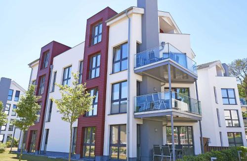Ostseebad Baabe Apartment | Strandvilla Baabe - WG 11 "Bernstein" mit Meerblick, Kamin, Sauna