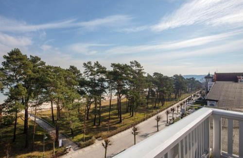 Binz Apartment | Strandvillen Binz - Ferienwohnung mit Meerblick, 1 Schlafzimmer und Balkon SV-618