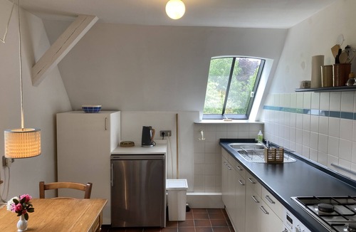 Luechow Apartment | Stylish and bright apartment in a listed half-timbered house with a large garden