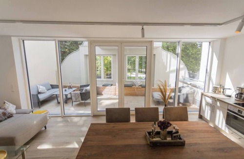 Luedinghausen Apartment | Stylish city apartment Glocke | 6 persons | center | sunny balcony