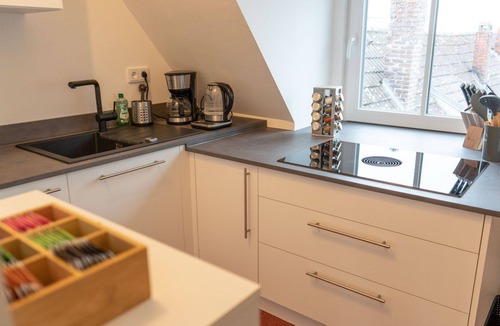 Mering Apartment | Stylish maisonette for 8 people in the town center of Mering