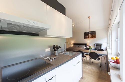 Bayreuth Apartment | Stylish studio apartment with green views