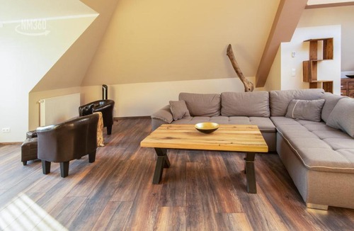 Monchgut-Granitz Apartment | Suite ODINS HALLE - Odins Blick Wohnung 8 - direkt am Privatstrand, Sauna, Garten