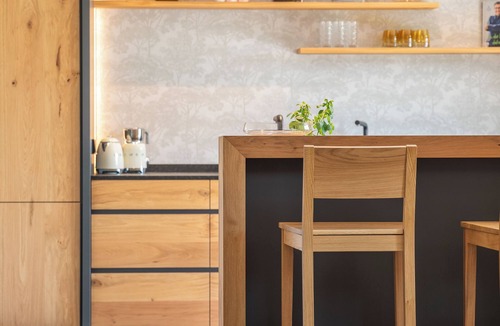 Traunstein District Apartment | Suite Pfaffersee - barrier-free access with terrace and lake view